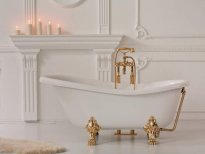 Conception de salle de bain dans un style classique: exemples et photos