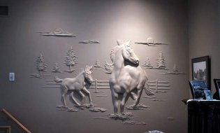 Comment faire un bas-relief sur le mur de vos propres mains: une classe de maître