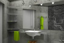 Conception de salle de bain de style loft (14 photos)