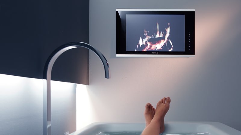 TV pour la salle de bain offrez-vous un confort de luxe