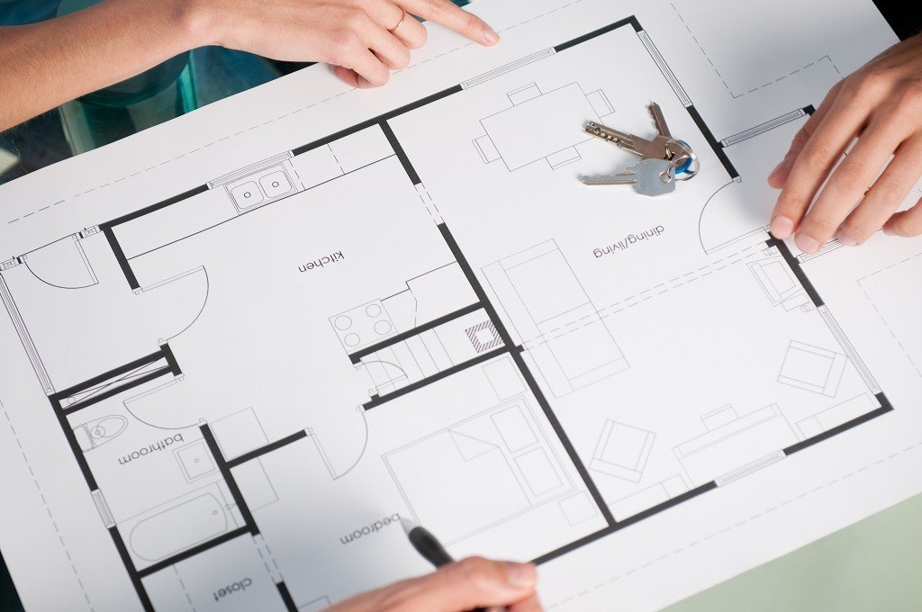 plan de réaménagement d'appartement