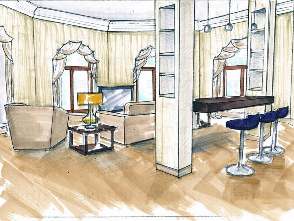 Projet de conception de rénovation d'appartement