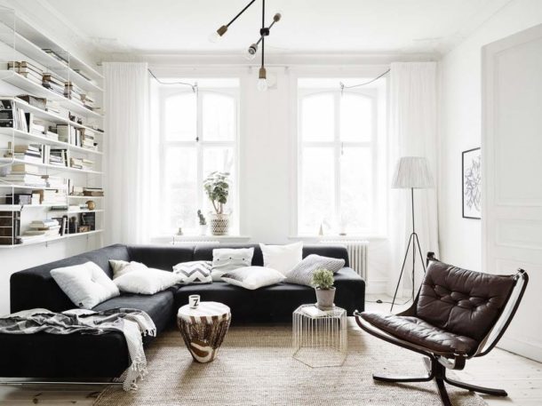 salle de style scandinave