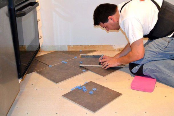 Pose de carrelage sur parquet contreplaqué