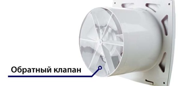 Clapet anti-retour ventilateur