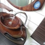 Lavabo en bois