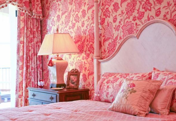 chambre rose