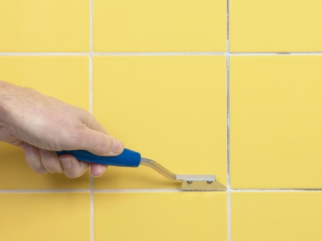 Carrelage dans la salle de bain. Comment mettre à jour les coutures dans la salle de bain