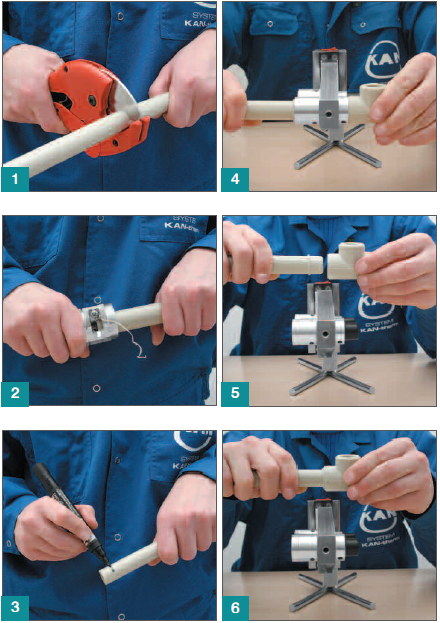 Soudage de tuyaux en plastique