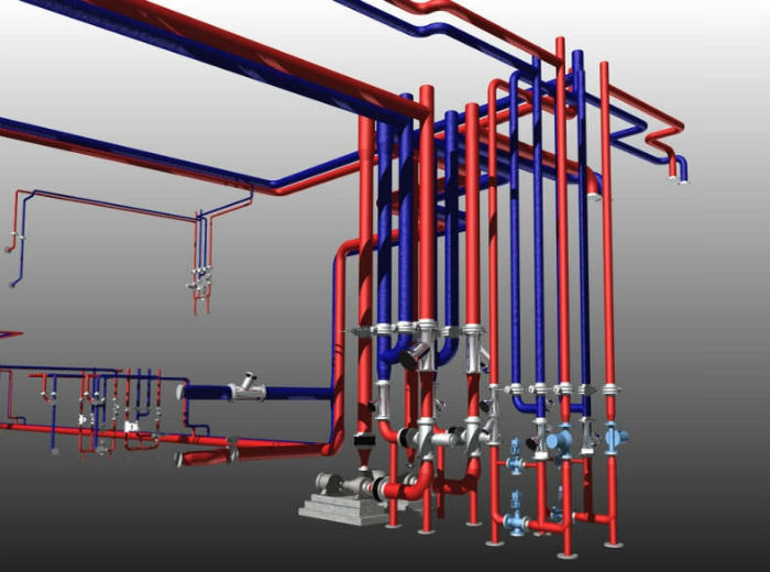 Calcul hydraulique du chauffage, en tenant compte du pipeline