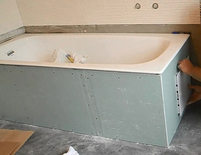 Écran de bain bricolage