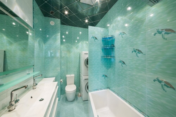 Salle de bain de style nautique