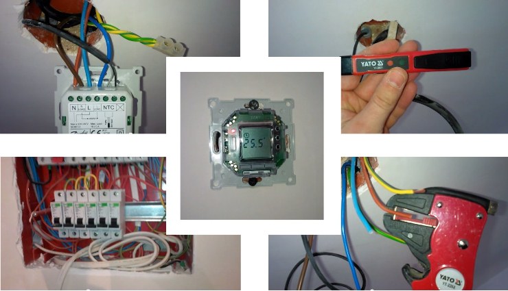 Schéma de connexion du thermostat mécanique