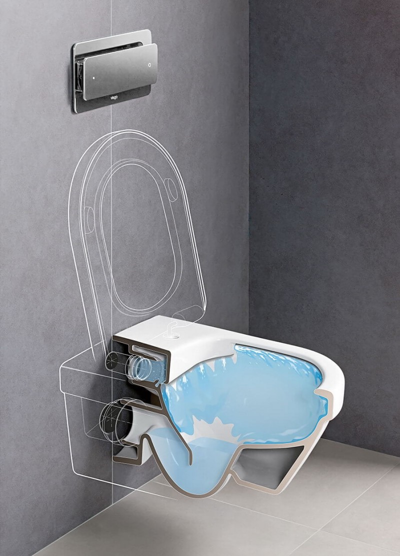 Possibilités d'installation pour WC suspendus Conseils pratiques pour le montage, installation sur un socle en béton