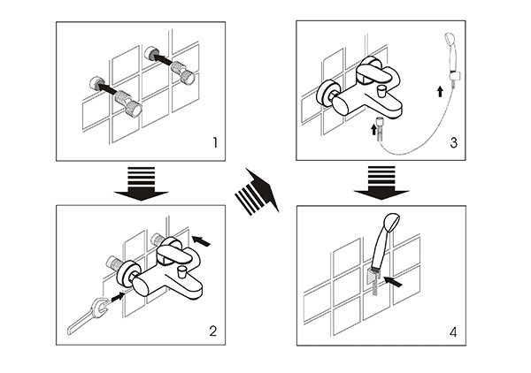 Installer un robinet dans la salle de bain