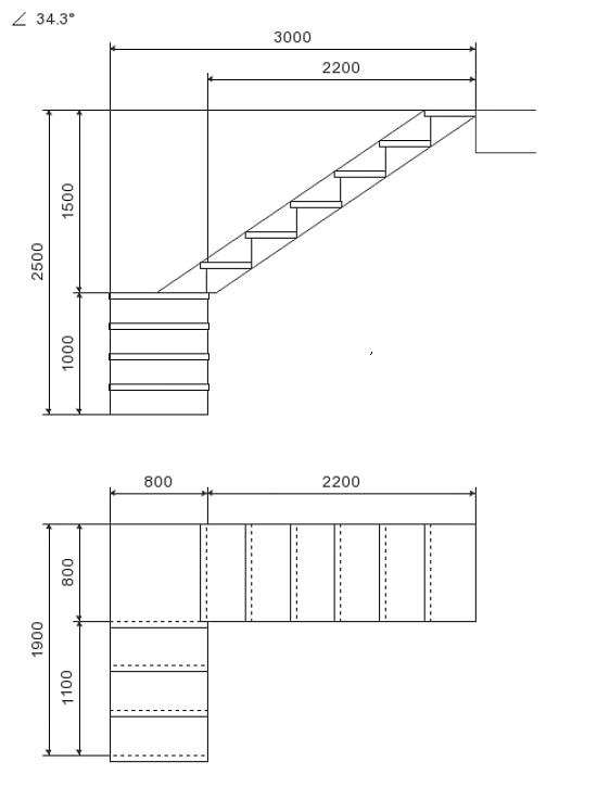 Matériaux et calculs d'escalier en bois à faire soi-même 3 étapes importantes